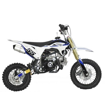 MW 90cc Semi Auto Dirt Bike Small Wheel Blue