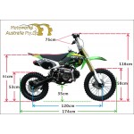 MW 150cc Big Wheel Dirt Bike Red MW 150cc Big Wheel Dirt Bike Red