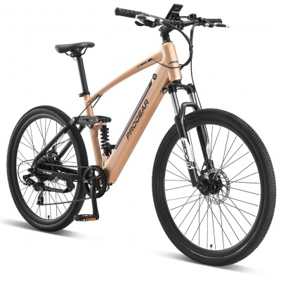 Progear E-Trail MTB 27.5 x 18" Dual Suspension Electric Bike