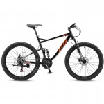 Progear Trail MTB 19" Dual Suspension - Black Ember