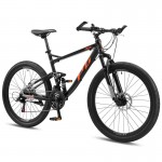 Progear Trail MTB 19" Dual Suspension - Black Ember