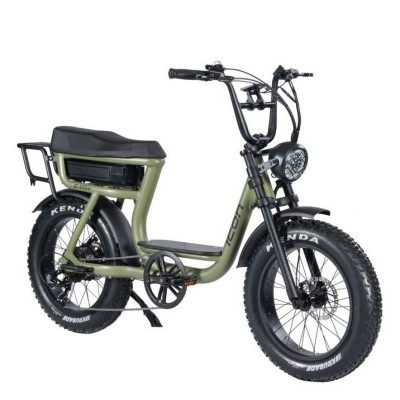 XDS ICON E-Vibe 20" Electric Bike - Army Green