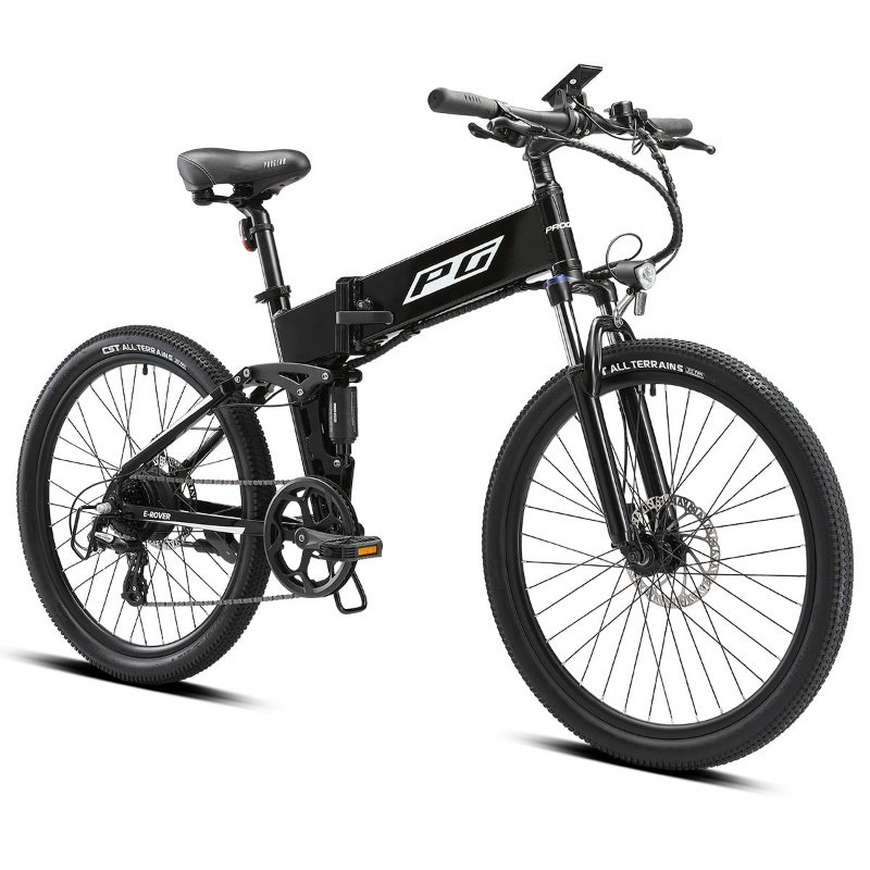 Progear E-Rover MTB 26" Electric Folding Bike - Gloss Black Progear E-Rover MTB 26" Electric Folding Bike - Gloss Black