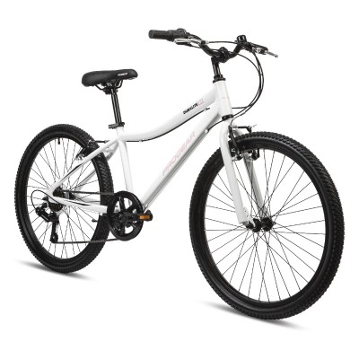Progear DuraLite 7 Speed 24" Kids Bike - Pearl White