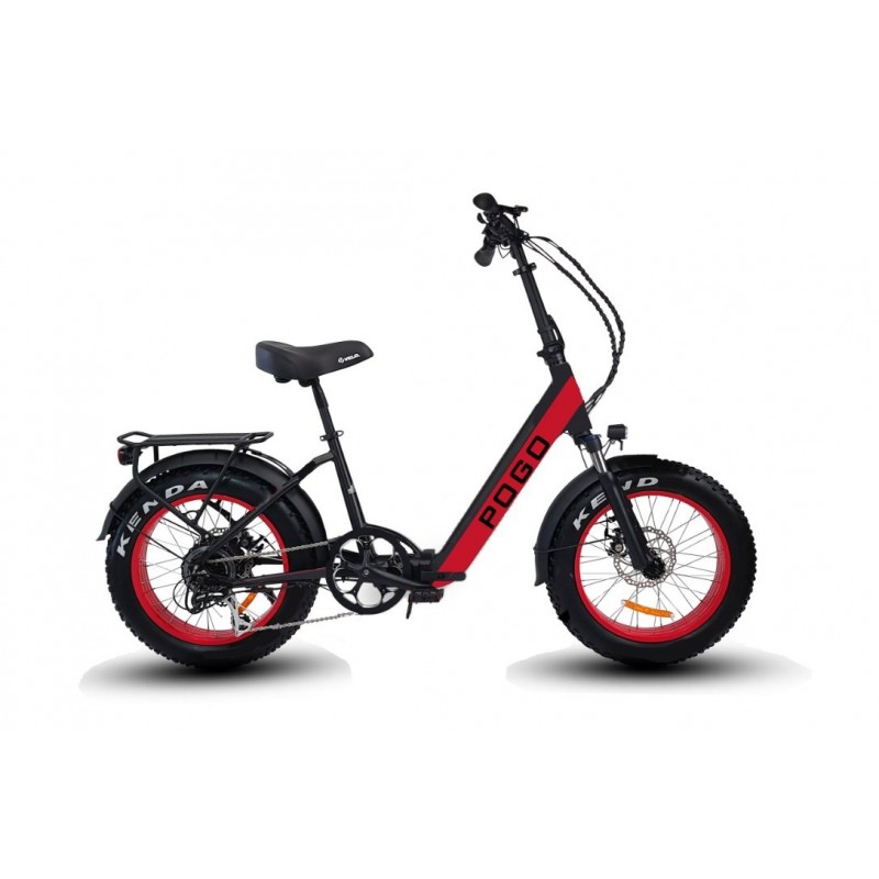 Rilu Pogo E-Bike Black & Red Rilu Pogo E-Bike Black & Red