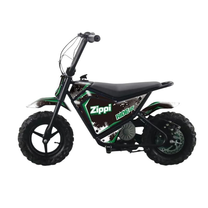 Zippi Ride 10" Kids Electric Bike - Green Zippi Ride 10" Kids Electric Bike - Green