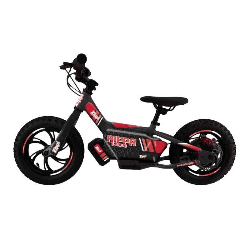 Zippi Rippa E-Drive 12" Kids Electric Balance Bike - Red Zippi Rippa E-Drive 12" Kids Electric Balance Bike - Red