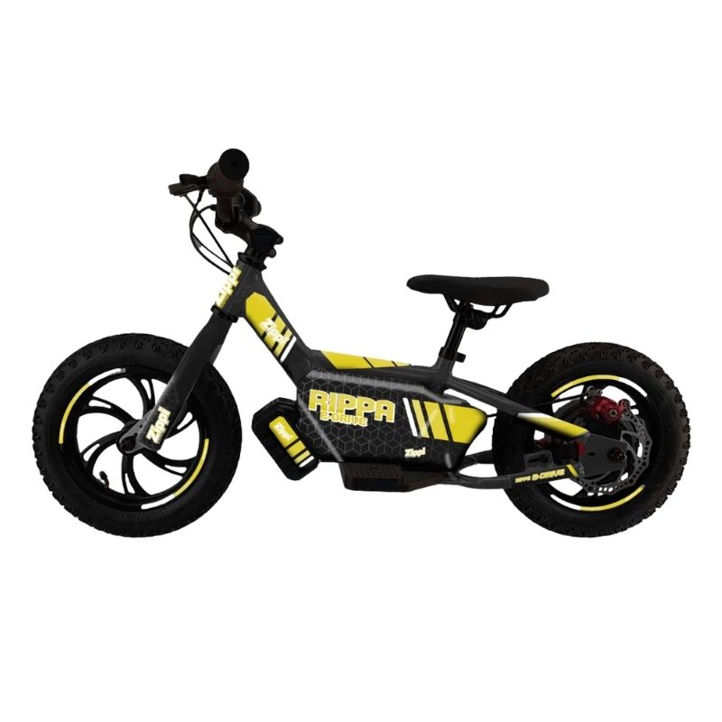 Zippi Rippa E-Drive 12" Kids Electric Balance Bike - Yellow Zippi Rippa E-Drive 12" Kids Electric Balance Bike - Yellow