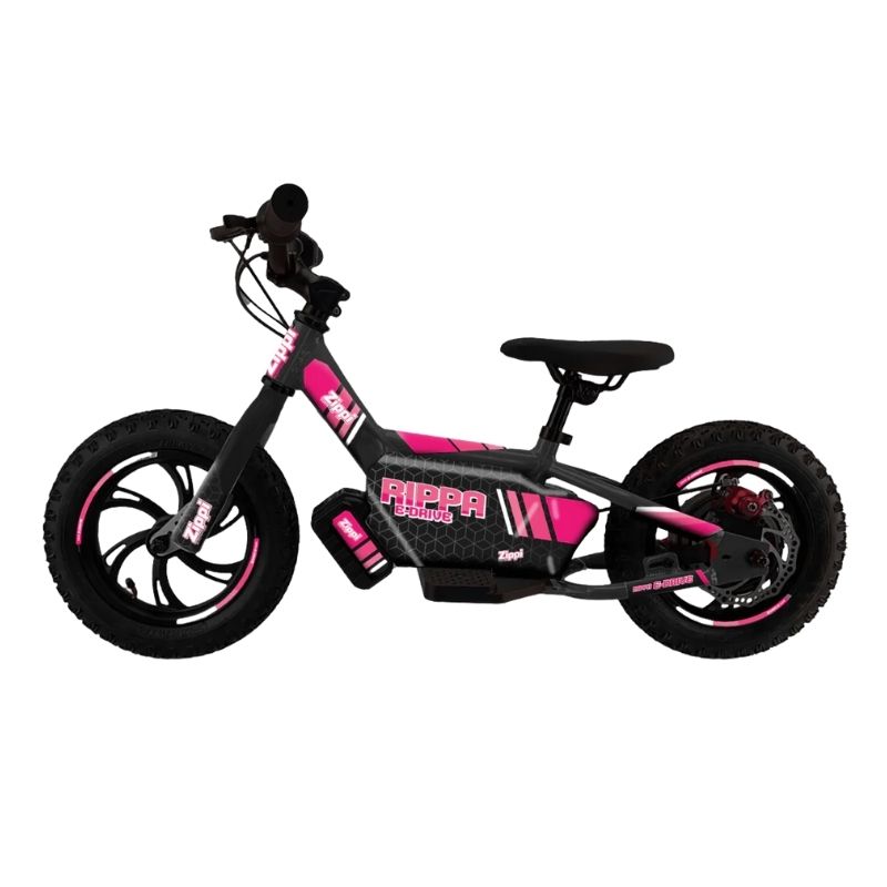 Zippi Rippa E-Drive 12" Kids Electric Balance Bike - Pink Zippi Rippa E-Drive 12" Kids Electric Balance Bike - Pink