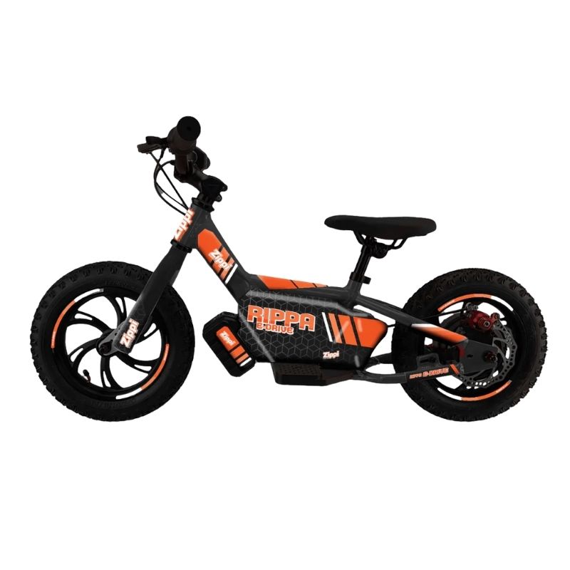 Zippi Rippa E-Drive 12" Kids Electric Balance Bike - Orange Zippi Rippa E-Drive 12" Kids Electric Balance Bike - Orange