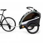 Burley D' Lite X Double Bike Trailer Green Burley D' Lite X Double Bike Trailer Green