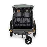 Burley D' Lite X Double Bike Trailer Green Burley D' Lite X Double Bike Trailer Green