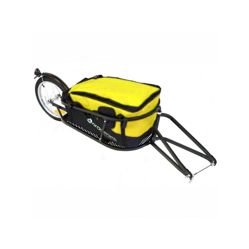 Pro Series Single Wheel Cargo Trailer Black/Yellow Pro Series Single Wheel Cargo Trailer Black/Yellow