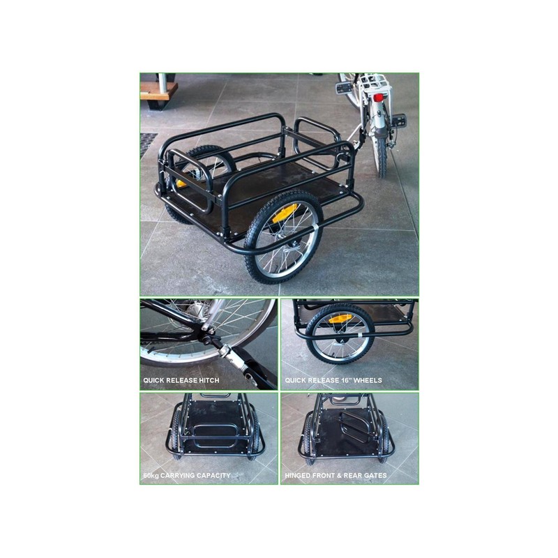 Pro Series Heavy Duty Bicycle Cargo Trailer Pro Series Heavy Duty Bicycle Cargo Trailer