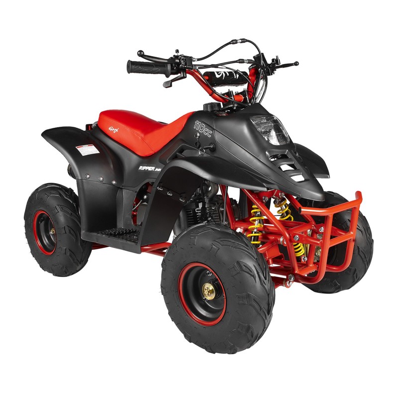 GMX 110cc Ripper-X Junior Kids Quad Bike - Black / Red GMX 110cc Ripper-X Junior Kids Quad Bike - Black / Red