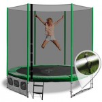 OZ Trampolines Summit Round 6 Ft. Above Ground Trampoline - Green OZ Trampolines Summit Round 6 Ft. Above Ground Trampoline - Green