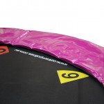 OZ Trampolines Summit Round 8 Ft. Above Ground Trampoline - Pink