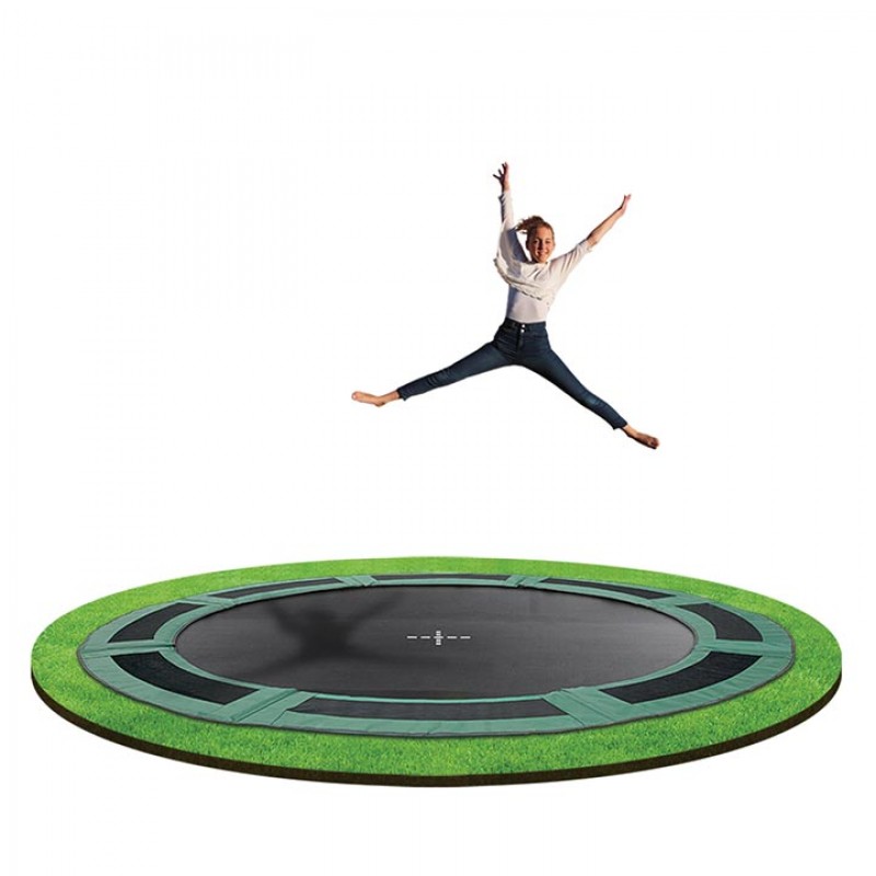 OZ Trampolines 14 Ft. In-Ground Trampoline OZ Trampolines 14 Ft. In-Ground Trampoline