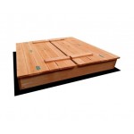Keezi Square Sand Pit - Natural Wood Keezi Square Sand Pit - Natural Wood