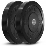 Lifespan CORTEX 20kg Black Series Bumper Plates (Pair) Lifespan CORTEX 20kg Black Series Bumper Plates (Pair)