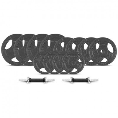 Lifespan CORTEX 40kg Dumbbell 25mm Standard Weight Set