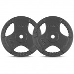Lifespan CORTEX 10kg Tri-Grip 25mm Standard Plates (Pair)