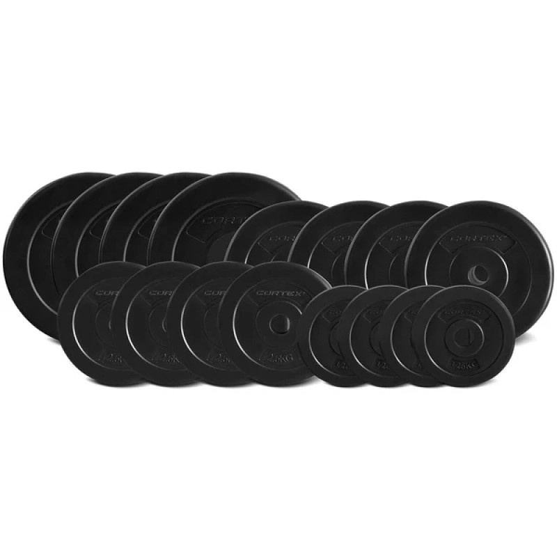 Lifespan CORTEX 75kg EnduraCast Weight Plate Set Lifespan CORTEX 75kg EnduraCast Weight Plate Set
