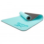 Reebok Double Sided Yoga Mat (6mm Blue) Reebok Double Sided Yoga Mat (6mm Blue)