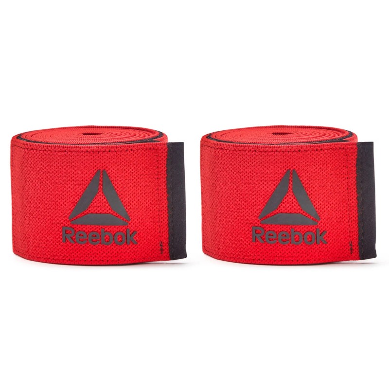 Reebok Knee Wraps - Red Reebok Knee Wraps - Red
