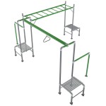 Junior Jungle Tarzan Monkey Bar Flying Fox Climb and Fly Play Set Junior Jungle Tarzan Monkey Bar Flying Fox Climb and Fly Play Set