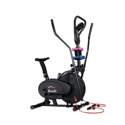 Everfit 6in1 Elliptical Cross Trainer Exercise Bike Bicycle Home Gym Fitness Machine Running Walking