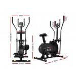 Everfit 5in1 Elliptical Cross Trainer Exercise Bike Bicycle Home Gym Fitness Machine Running Walking Everfit 5in1 Elliptical Cross Trainer Exercise Bike Bicycle Home Gym Fitness Machine Running Walking