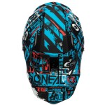 Oneal 2021 3 Series Ride Helmet Adult Black/Blue LG Oneal 2021 3 Series Ride Helmet Adult Black/Blue LG