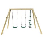 Lifespan Forde 3-Station Timber Swing Set Lifespan Forde 3-Station Timber Swing Set