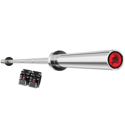 Lifespan CORTEX SPARTAN100 7ft 20kg Olympic Barbell with Lockjaw Collars