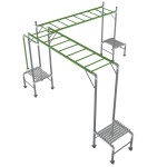 Junior Jungle Zambia Dual Monkey Bar Climbing Play Set Junior Jungle Zambia Dual Monkey Bar Climbing Play Set