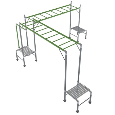 Junior Jungle Zambia Dual Monkey Bar Climbing Play Set