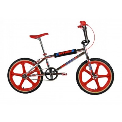 Skyway 2022 TA 20 Replica BMX Bike Chrome/Red Wheel