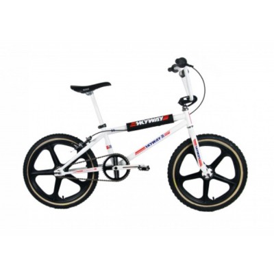Skyway 2022 TA 20 Replica BMX Bike White/Black Wheel