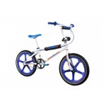 Skyway 2022 TA 20 Replica BMX Bike White/Blue Wheel Skyway 2022 TA 20 Replica BMX Bike White/Blue Wheel