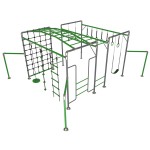 Junior Jungle Kakadu Monkey Bar Climb and Swing Play Centre
