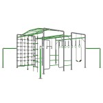 Junior Jungle Kakadu Monkey Bar Climb and Swing Play Centre