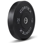 Lifespan CORTEX 25kg Black Series V2 Bumper Plate (Pair) Lifespan CORTEX 25kg Black Series V2 Bumper Plate (Pair)