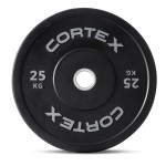 Lifespan CORTEX 25kg Black Series V2 Bumper Plate (Pair) Lifespan CORTEX 25kg Black Series V2 Bumper Plate (Pair)