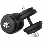 Lifespan CORTEX 90kg EnduraShell Barbell Weight Set with Weight Tree