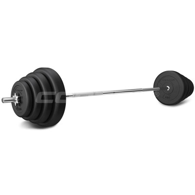 Lifespan CORTEX 65kg EnduraShell Barbell Weight Set