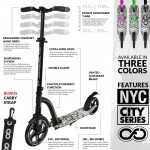 Infinity Scooters New York City NYC Series Commuter Scooters - Black Infinity Scooters New York City NYC Series Commuter Scooters - Black