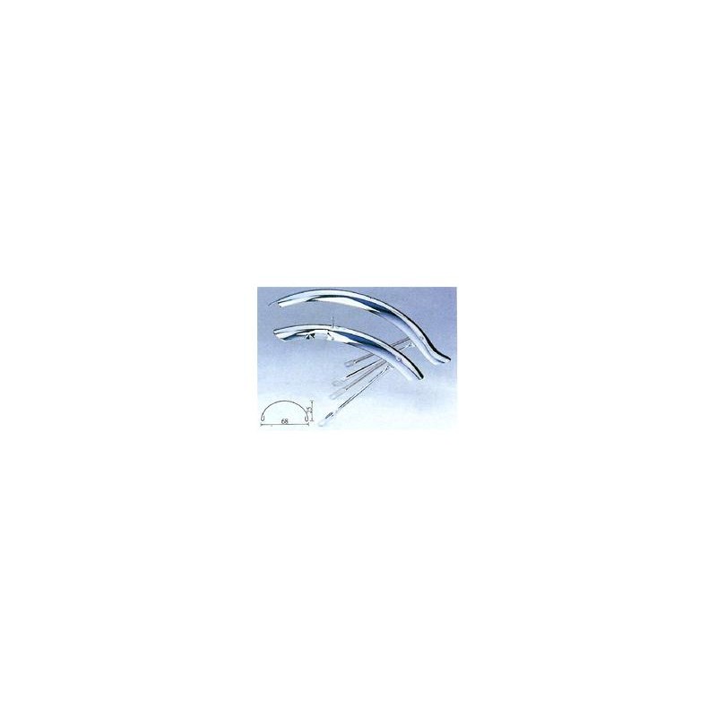 Pro Series Front and Rear Mudguard Steel C.P. for 20inch Hi-Riser Pro Series Front and Rear Mudguard Steel C.P. for 20inch Hi-Riser