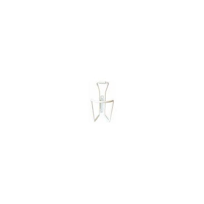 Pro Series Alloy White Bicycle Bottle Cage Heavy Duty