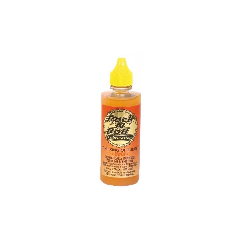 Rock And Roll Gold MTB Bicycle Lube 4oz Rock And Roll Gold MTB Bicycle Lube 4oz